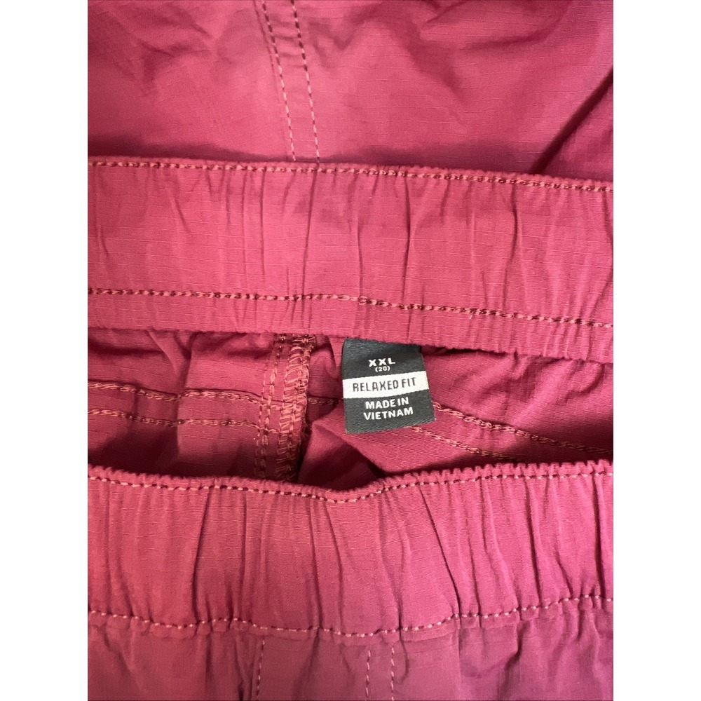 Carhartt Women's Force Ripstop Work Shorts 2XL Burgundy BS5266‑W Relaxed Fit NWT - Picture 4 of 16